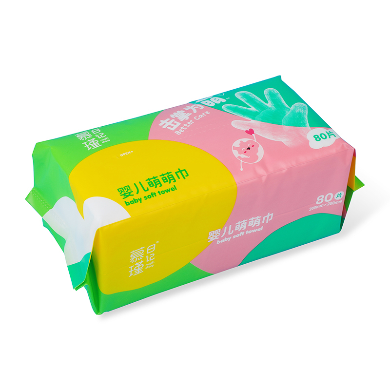 Clúdach milis MPM Super bog tirim wipes Éadaí Bog Dé-Srathach do Pháistí