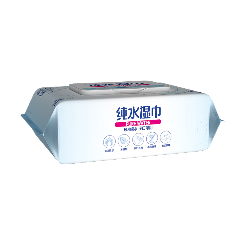 80 Líon Hypoalergenic Aqua Wipes Babaí Íogaire Pure