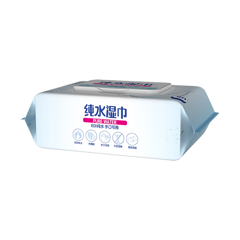 80 Líon Hypoalergenic Aqua Wipes Babaí Íogaire Pure