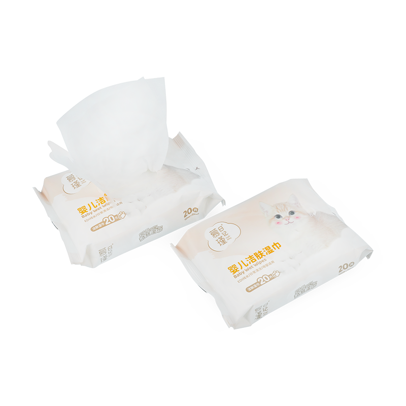20 Wipes On-The-Go Mini Hypoalergenic Glanadh Glanadh Leanbh